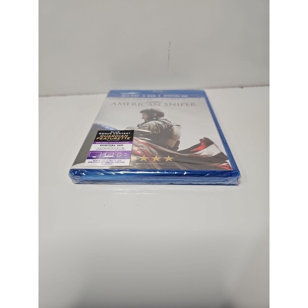 American Sniper (Blu-ray, DVD, Digital 2014) NEW SEALED! Bradley Cooper - Picture 4 of 5